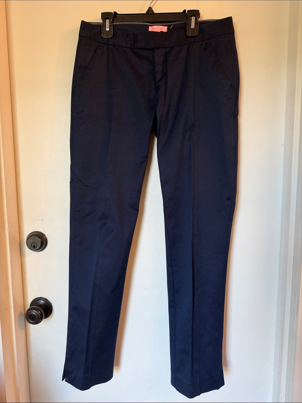 Lilly Pulitzer Navy Blue chino trouser Pants size 4